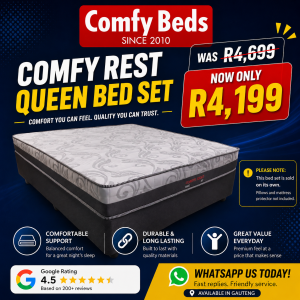 Comfy Rest Queen Bed Set Special