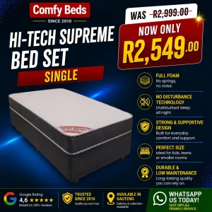 Hi-Tech Supreme Single Bed Set