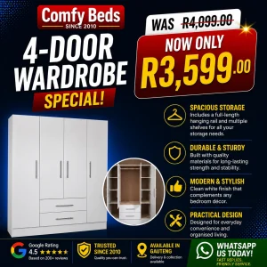 4-Door Wardrobe