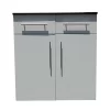 2 Door Kitchen Base with Two Drawers