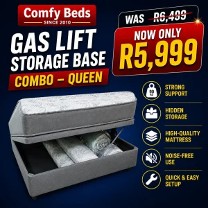 Gas Lift Storage Base Combo - Queen
